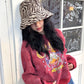 2025 Winter New Arrivals Y2K Vintage Zebra-Stripe Hat For Woman