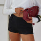 Womens Low Rise Shorts Casual Solid Color Tight Fitted Mini Boxer Shorts Bottom Stylish Summer Fashion Streetwear