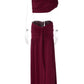 Women 2 Piece Set Elegant Strapless Crop Top And High Waist Split Maxi Skirt Sets Female Ruched Beach Club Party Sets