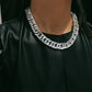 Punk Hip Hop Curb Cuban Thick Short Choker Necklace Simple Minimalist Chunky Collar Chain Women Jewelry Party Steampunk