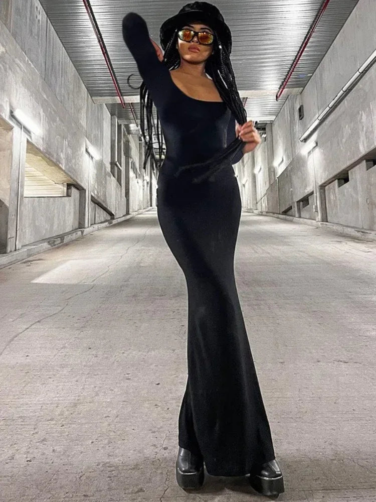 Strap Backless Long Maxi Dresses Party Club Vacation Outfits for Women Sexy Casual Summer Dress 2024 Wholesale
