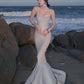 Glitter Maxi Dress Women Fish Tail Hem Backless Cross Bandage Low-Neck Sleeveless Beach Party Vacation Vestidos