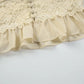 2 Piece Set Lace Chiffon Cardigan Top Long Skirt Spring Traveling Cruise Outfits for Woman Matching Sets