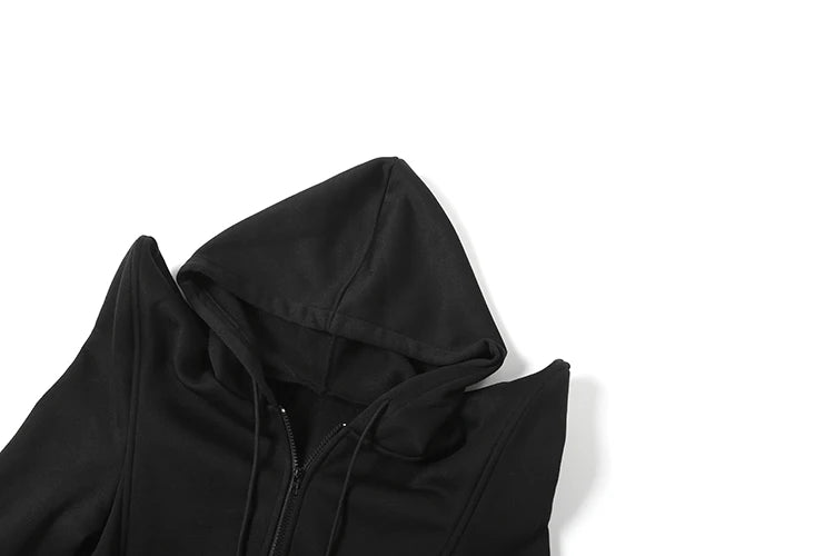 Sexy Fluffy Crop Tops Women Patchwork Single Buckle Casual Streetwear Fall Trend Skinny Casual Elegant Cardigan Coat