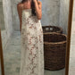 Spaghetti Strap Floral Lace Maxi Dress Women Sheer See Through Long Sundress Beach Cover Up Summer Vacation Party