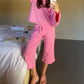 Retro Low Rise Drawstring Micro Flare Sweatpants Women Solid Color Beach Vacation Streetwear Loose Casual Cropped Trousers