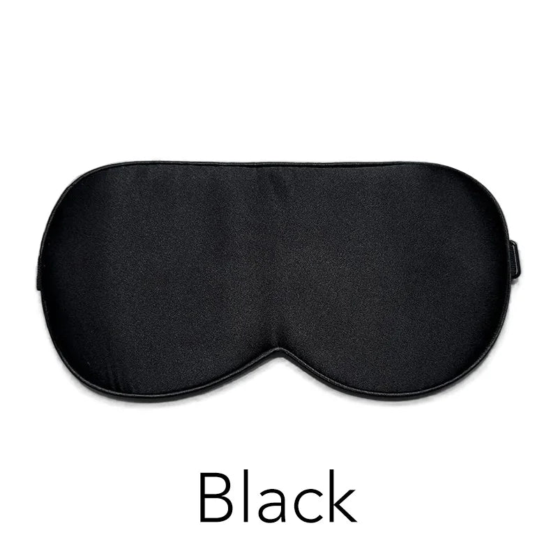 100% Real Mulberry Silk Sleep Mask Eye Covers for Sleeping Blindfold with Adjustable Strap Comfortable Super-Smooth