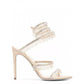 Women's New Water Diamond Sandals Fashion Tassel Crystal Shoes Sexy Banquet Party Twin Stiletto Women's Large Sandals