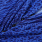 Leopard Print Mesh Sheer Blue Dresses Elegant Woman for Party Deep V Neck Long Sleeve Maxi Dress