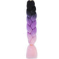 24 Inch Jumbo Box Braids Extensions Synthetic Braiding Hair DIY Hair Braids For Children Pink Purple Yellow Gray
