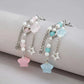 Y2K 2025 New Korean Fashion Strawberry Bow Keychains Heart Pendant Keyring Ins Aesthetic Holder Bag Pendant Accessories