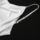 Sexy Summer White Dresses Spaghetti Strap Backless Maxi Dress Elegant Woman Clothing