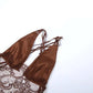Lace and Satin Elegant Evening Dresses for Woman Party Clothing Sexy Deep V Neck Backless Maxi Dress