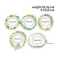 5Pcs/Set Romantic Tiny Flower Plastic Turtles Chain Bracelets Women Boho Polymer Clay Charm Bangles Y2K Summer Jewelry