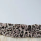 Leopard Print Splicing Off Shoulder Long Sleeve Crop Tops for Woman Sexy T Shirts Spring 2026