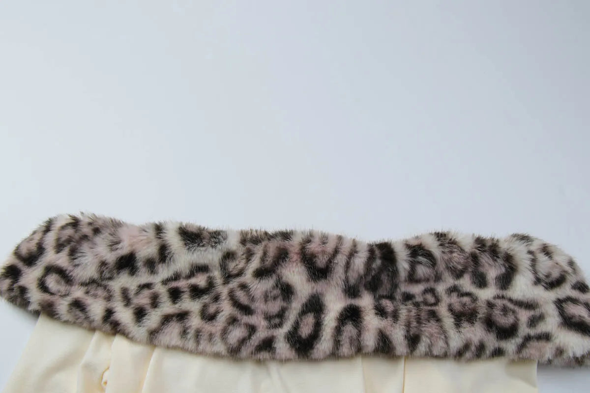 Leopard Print Splicing Off Shoulder Long Sleeve Crop Tops for Woman Sexy T Shirts Spring 2026