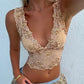 Women Sequined Lace Embroidery Tank Top Sleeveless Cami Tops V-neck Shiny Slim Fit Summer Clubwear for Daily Party