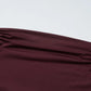 2 Piece Sets for Woman Burgundy Halter Top and Long Skirts Matching Sets Sexy Birthday Outfits