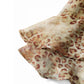 Women's Mini Skirt with Shimmery Leopard Print & Tiered Ruffle Detail, Chic Elastic Waist Lightweight Bottom for Summer