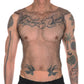 Men Fishnet Sexy Tank Tops Man Rhinestone Shiny See-Through Hollow Vest Mesh Sleeveless T-Shirt Transparent Clothing Clubwear