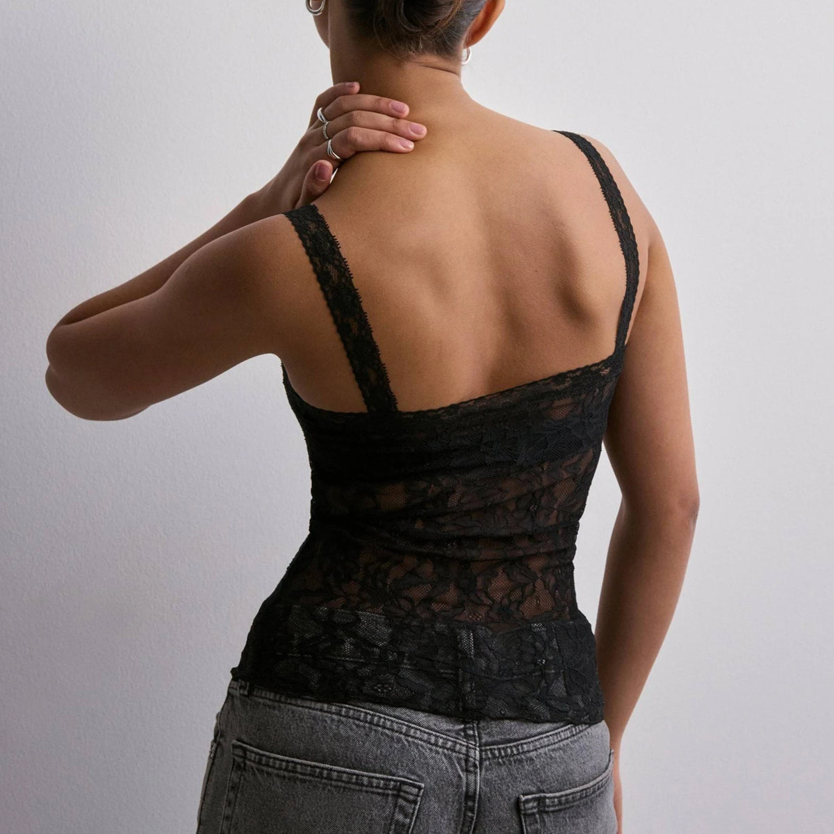 Aesthetic Slim Fit Camis Retro Floral Lace Sheer Crop Tops Cottage Grunge Sleeveless Shirt Vest Y2k Vintage Tank Tops