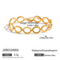 Zircon Star Metal Chain Bracelet Bangle Gold Plated Stainless Steel Watproof Summer Trendy Wrist Jewelry For Women