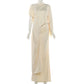 2 Piece Sets Asymmetrical Top and Maxi Skirt Matching Outfits Elegant Dress Suits Woman 2026 New Arrivals