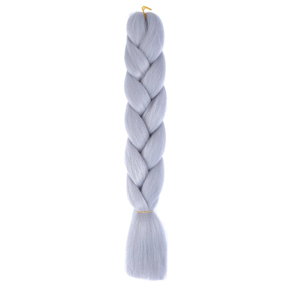 24 Inch Jumbo Braids Extensions Synthetic Braiding Hair Afro Ombre Color kanekalon Hair for Children Braid
