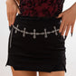 Vintage Spider Web Cross Jesus Moon Waist Belly Chain for Women Goth Metal Belt Waistband Halloween Body Jewelry Gift