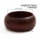 Vintage Retro Irregular Wood Bangles for Women Fashion Statement Creative Geometric Chunky Bracelets Couple Jewelry New