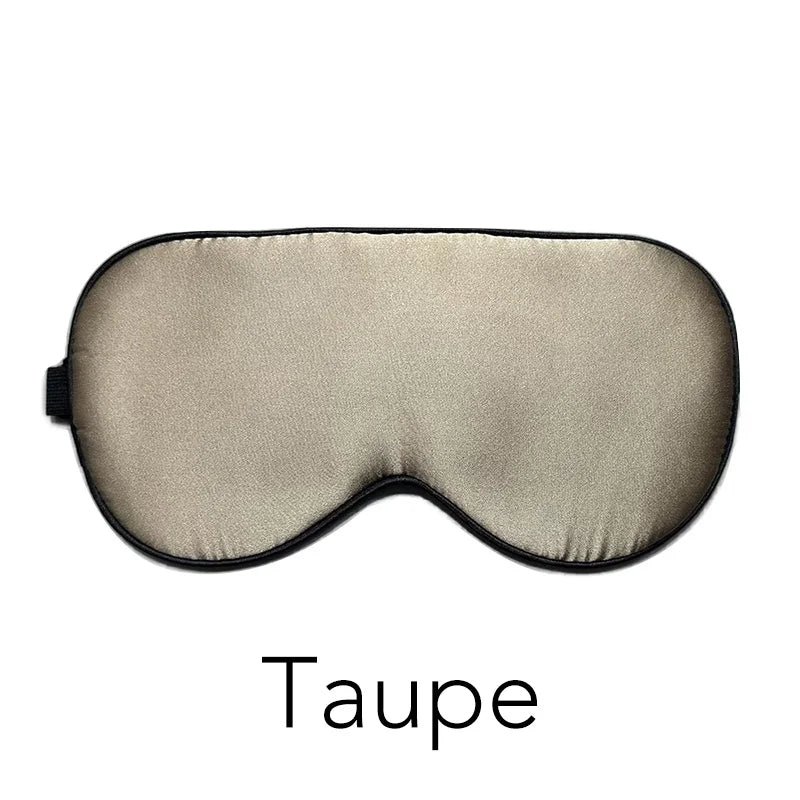 100% Real Mulberry Silk Sleep Mask Eye Covers for Sleeping Blindfold with Adjustable Strap Comfortable Super-Smooth