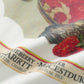 Strawberry Dessert Print Crop T-Shirt, Ruched Waist Slim Fit Tee, Sweet Retro Casual Top for Women