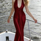 Woman Evening Dresses 2026 Luxury Elegant Sexy Satin Halter Neck Backless Maxi Dress