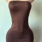 Sexy Hottie Dress Women Fashion Classic Chic Sleeveless Stretch Skinny Wild Party Club Street Peach Hip Mini Bodycon