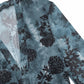 Sexy Plant Print Dress Women Halter Lace-Up Deep V-Neck Ruffle Sleeve Ruched Safety Shorts Stretch Skinny Bodycon