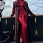Turtleneck Long Sleeve Maxi Dress For Women Fashion Irregular Bodycon Long Dress Femme Temperament Evening Dress