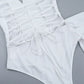 Lace Up Backless Long Sleeve Dresses Autumn Woman Clothing Elegant White Shirt Dress
