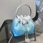 Rhinestones Evening clutch Bag Purses and handbag luxury Designer shoulder bag Shiny Crystal Clutch purse bucket bag