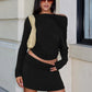 2 Piece Set Off Shoulder Long Sleeve Top and Mini Skirt Coords Sets Women Clothing Brunch Outfits Fall 2025