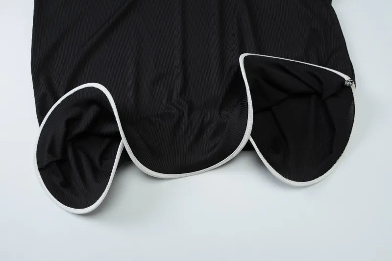 Halter Backless Ruffled Hem Long Dresses 2025 Woman Elegant Party Dresses Black