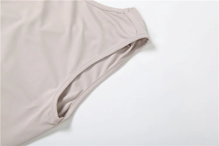 Sexy Backless Dress Women Irregular Cloak Sleeve Ruched Elegant Simple Street Stretch Skinny Peach Hip Mini Bodycon