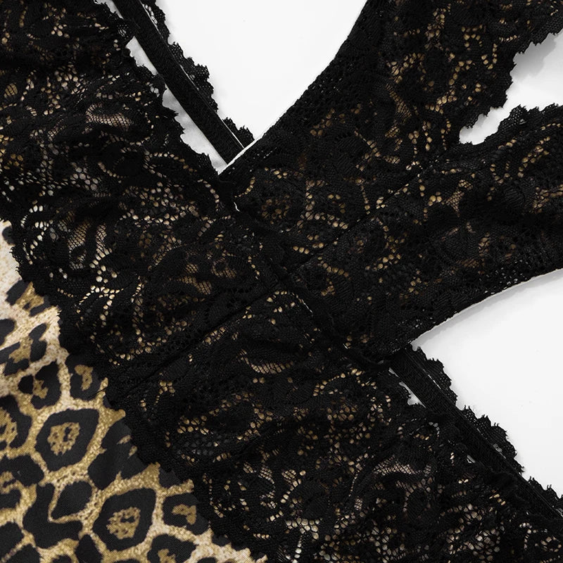 Jacquard Patchwork Sexy Dress Women Y2K Sleeveless Halter Sexy Backless Sexy Summer Trend Hollow Elegant Club Bodycon