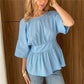 Backless Bow Tie Waist Ruffle Hem Top Women Short Sleeve Crew Neck Peplum Blouse Y2K Casual Summer Party Club Streetwear