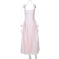 Plaid Printed Maxi Dress For Women Gown Summer New Spaghetti Strap High Waist A-line Backless Club Long Dress Vestido