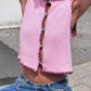 Contrast Color Knit Sweater Vest Women O Neck Single-btrasted Sleeveless Crop Tops Ladies Fashion Knitted Tops Vest