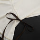 Contrast Color Bandage Playsuits Woman Halter Low-Neck Backless Sleeveless Ruffles High Street Fashion Style Rompers
