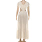 2 Piece Sets Transparent Chiffon Ruffle Long Skirt and Top Matching Sets Elegant Holiday Outfits Woman