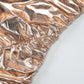 Metallic Gold Strapless High Split Maxi Dresses Woman Party Long Dresses Luxury Sexy Birthday Outfits