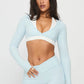 Women's Spring Fall Halter Neck Tops Long Sleeve Contrast Color Slim Fit Fake Two-piece Blouse Tee Sport Yoga Clothes