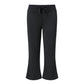 Women Y2K Low Waist Cropped Flare Pants Drawstring Elastic Waist Capri Bootcut Trousers Casual Streetwear Loungewear